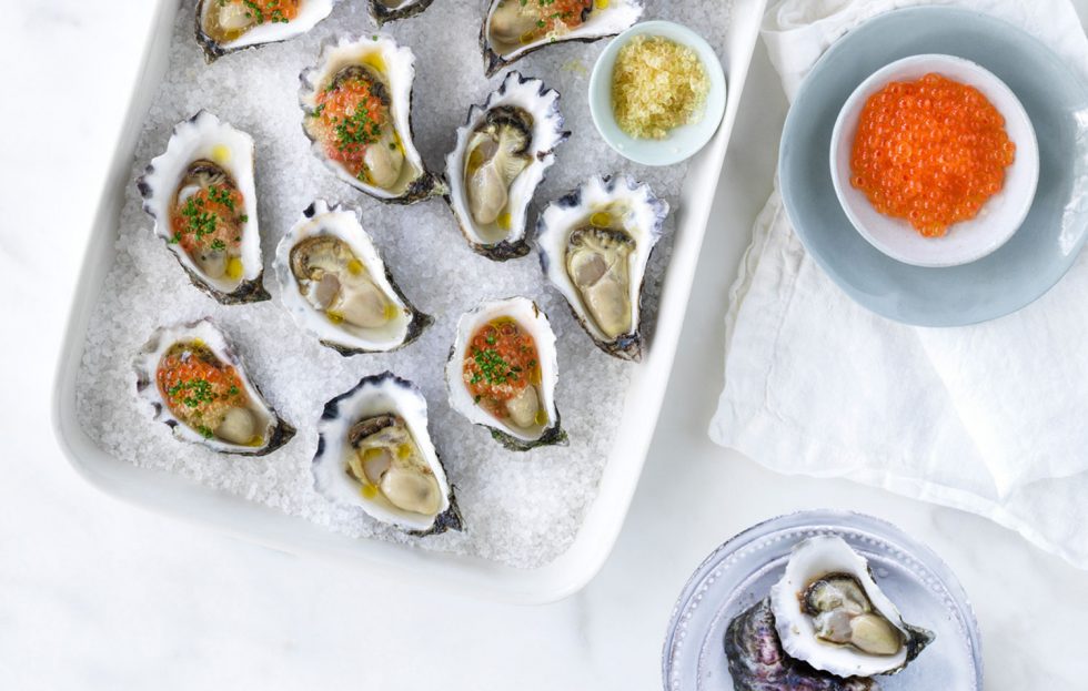 Easy As Australian Rock Oysters with caviar | Great Australian Seafood