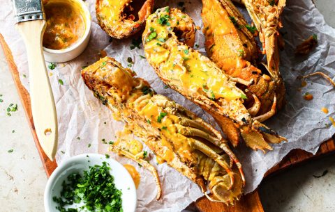 Easy As Grilled Moreton Bay Bugs with Sriracha Sauce | Great Australian ...